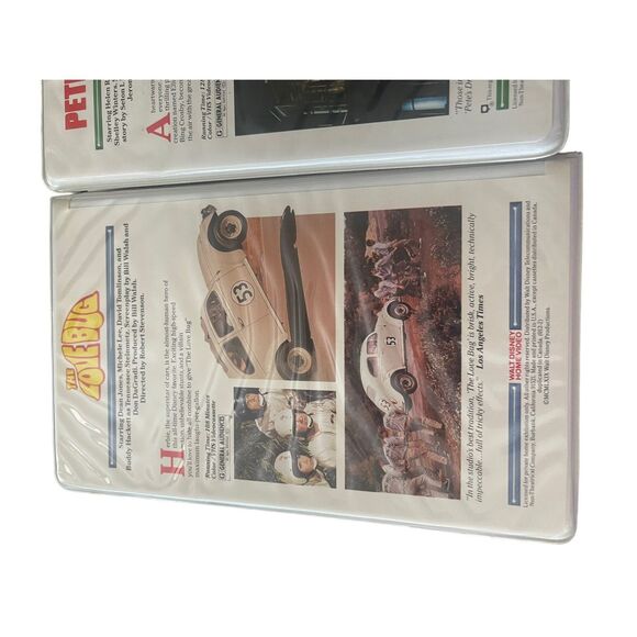 Walt Disney Pete's Dragon and The Love Bug VHS 1977 Clamshell Classic Rare Movie - Picture 9 of 10